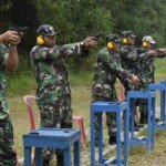 Jaga Kualitas Menembak, Prajurit Lanud SMH Latihan Secara Berkala
