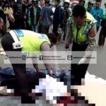 ‘Salip Kontainer’ PNS Disbudpar Tewas Ditempat