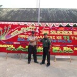 HUT TNI Ke-73 Tahun Kapolsek Sako ‘Gerbek Ultah’ ke Koramil