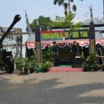 Korem 044/Gapo Turut Meriahkan Peringatan HUT Ke-73 TNI Dalam Pameran Alutsista