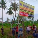 Tanah Rozali Dipasang Plang dan Pagar Keliling Pengawasan ‘Amin Tras’