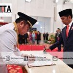 Dilantik Jokowi, HD MY Pimpin Sumsel Lima Tahun Kedepan 
