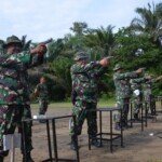 Mantapkan Profesionalisme Prajurit, Kodim 0418/Palembang Gelar Latihan Menembak