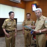 Wagub Sumsel Serahkan Surat Plt Kadisbudpar Sumsel