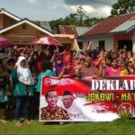 Warga Lesung Batu Muratara Deklarasikan Diri Dukung Jokowi-Ma’ruf Amin