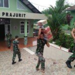 Korem 044/Gapo Kirim Bantuan Untuk Korban Bencana Tsunami di Lampung Selatan