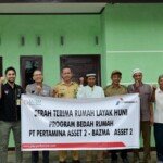 Pekerja Pertamina EP Urunan Bangun Rumah Layak Huni di Sukaraja