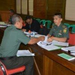 Jelang Sertijab, Danrem 044/Gapo Terima Kunjungan Tim Verifikasi Kodam II/Sriwijaya