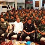 Menhan RI Berikan Pengarahan Di Griya Agung Palembang