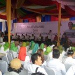 Ribuan Kader Parpol Pendukung dan Relawan Sambut Ma’ruf Amin di Kantor TKD Sumsel
