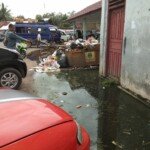 Warga Sekitar Terminal Pendopo Keluhkan Tumpukan Sampah dan Genagan Air