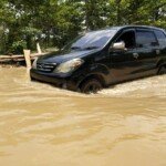 Sungai Lematang Meluap, Jalan Penghubung PALI Prabumulih Lumpuh