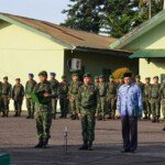 Plh Kasrem 044/Gapo Pimpin Upacara Bulanan, Bacakan Amanat Kasad