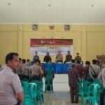 KPU dan Polres OI Gelar Simulasi Jelang Pencoblosan