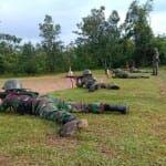 Tingkatkan Kemampuan, Prajurit Yonif 141/AYJP Gelar Latihan Menembak