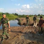 Dansatgas Tinjau Langsung Penimbunan