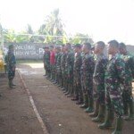 Satgas TMMD Memulai Aktifitas Lewat Apel Pagi