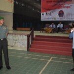 Dansatgas TMMD Berikan Wasbang ke Mahasiswa UIN