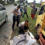 Truck Sambar Motor Pasutri, Satu Tewas