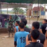 Turnamen Volly Ball Dibuka Oleh Pasiops Kodim Palembang