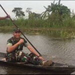 Memanfaatkan Perahu Guna Tinjau Lokasi