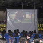 Bersama Warga, TMMD Gelar Nobar Film Perjuangan