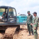 Dansatgas Pantau Pengerjaan Jembatan Penghubung