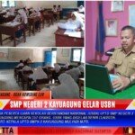 Pelaksanaan USBN UPTD SMP Negeri 2 Kayuagung Lancar