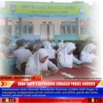 USBN SMP Negeri 6 Kayuagung Gunakan Ponsel Android Untuk Soal Pilihan Ganda