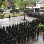 Dandim 0418/Palembang Pimpin Apel Pengamanan Pemilu 2019