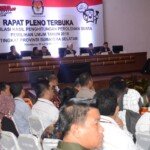 Danrem 044/Gapo Hadiri Rapat Pleno Di Kantor KPU Provinsi Sumsel