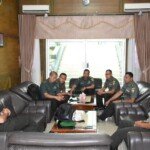 Korem 044/Gapo Terima Kunjungan Tim Wasrik Bidang Nister Dari Pusterad