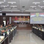 Danrem 044/Gapo Ikuti Paparan RKA Satker Jajaran Kodam II/Sriwijaya TA 2020