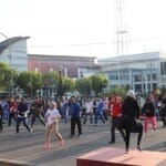 Melalui Car Free Day Pemkab Muba Ajak Masyarakat Budayakan Menjaga Kebersihan