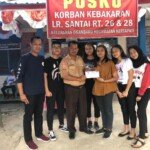 Sekolah Kumbang Salurkan Bantuan Kebakaran