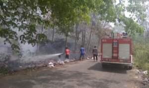 Lahan Warga di Lahat Terbakar