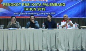 Ratu Dewa Terpilih Sebagai Ketum PBSI Palembang