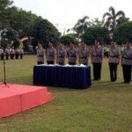 Kapolres Sergai AKBP Juliarman Eka Putra Pasaribu Pimpin Upacara Sertijab