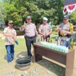 Puluhan Miras di Musnahkan