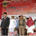 Upacara HUT RI ke-74 Kecamatan Singkep Pesisir Lancar dan Penuh Khidmat