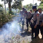 Polres Metro Mamuju Berhasil Padamkan Karhutla