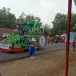 Badut dan Mobil Hias Pertamina Pendopo Ramaikan Karnaval HUT RI di PALI