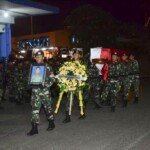 Jenazah Rikson Disambut Kasdam II Sriwijaya