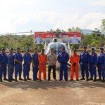 Kapolres Bangka Barat Pantau Karhutla Lewat Udara