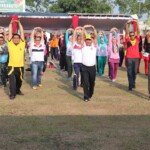 Forkopimda Muba Adu Skill Senam dan Futsal