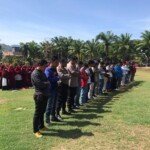 Polri dan Mahasiswa di Sulbar Gelar Sholat Ghoib Bersama di Lapangan Ahmad Kirang Mamuju