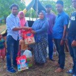 DPD PAN SBB Salurkan Bantuan Pada Pengungsi Korban Bencana Gempa Bumi