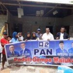 Peduli Gempa Maluku, DPW PAN Salurkan Bantuan Kepada Pengungsi