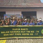 Sempena HUT TNI ke- 74 dan HUT Kepri ke- 17, Korem 033/WP serta Kodim 0315/Bintan Gelar Baksos dan Karbak di Panti Jompo Rumah Bahagia Bintan