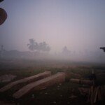 Warga Kampung Gedung Aji/Penawar Keluhkan Pekatnya Kabut Asap